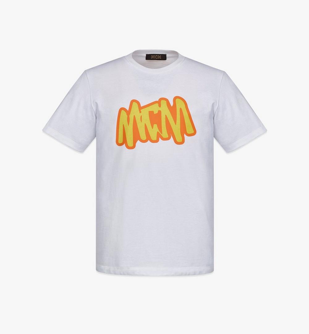 T-Shirt MCM Sommer aus Bio-Baumwolle mit Logo für Herren 1
